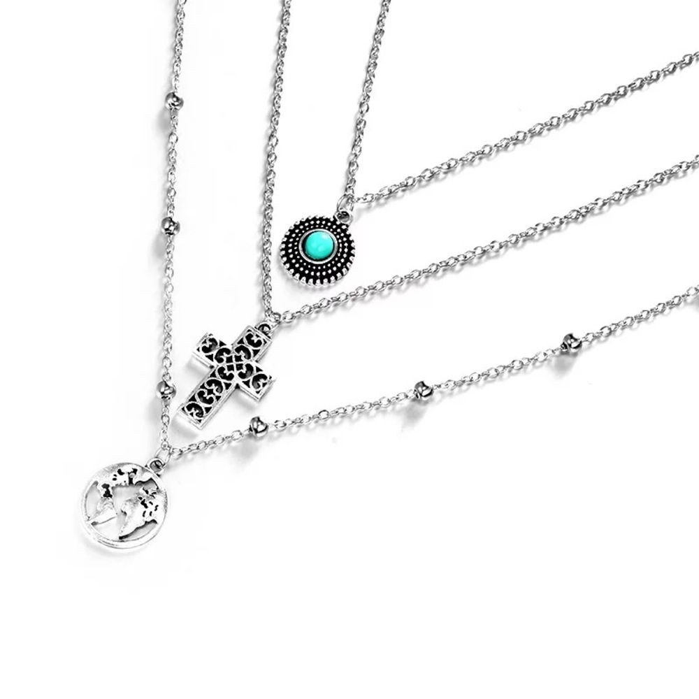 3/$30 🤍 Bohemian Layered Necklace - Picture 3 of 6